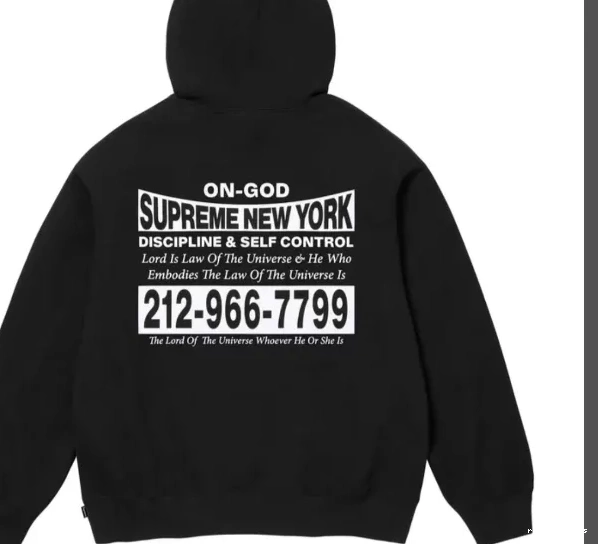 XL L M FW24 ON GOD HOODED S Black&Grey SWEATSHIRT Sapphire 0801